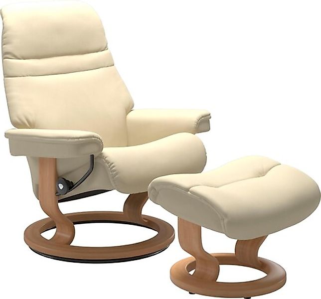 Stressless® Relaxsessel »Sunrise« Relaxsessel mit Hocker, mit Classic Base, günstig online kaufen