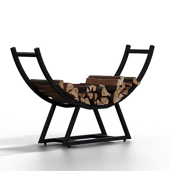 HAGO Kaminholzregal Feuerholzregal 94x21x55cm Kaminholz Holzlager günstig online kaufen
