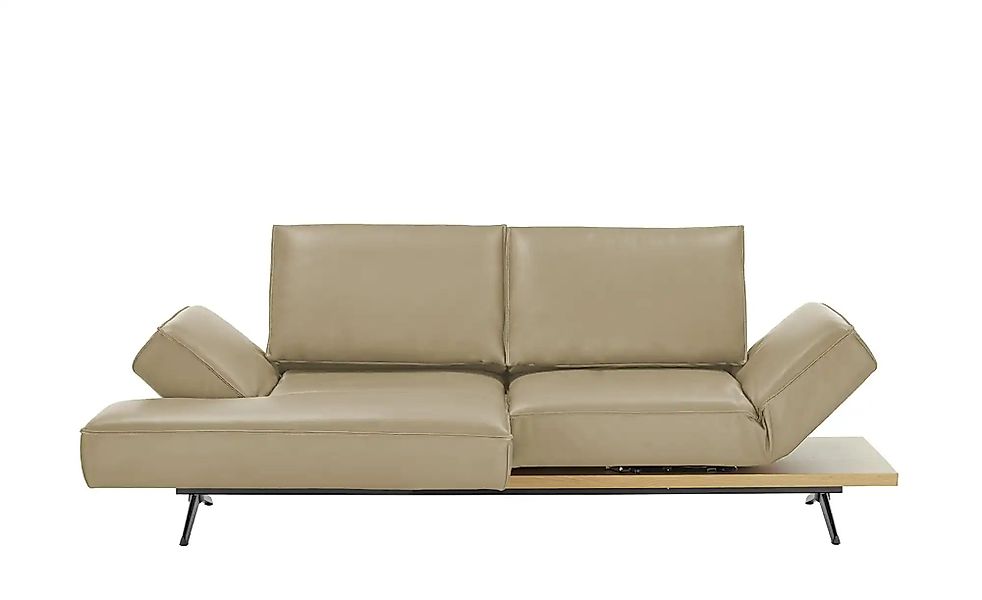 KOINOR Ecksofa Echtleder Phoenix ¦ beige ¦ Maße (cm): B: 240 H: 116 T: 132 günstig online kaufen