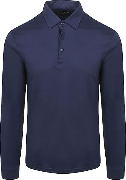 Desoto Longsleeve Poloshirt Essential Navy - Größe XL günstig online kaufen