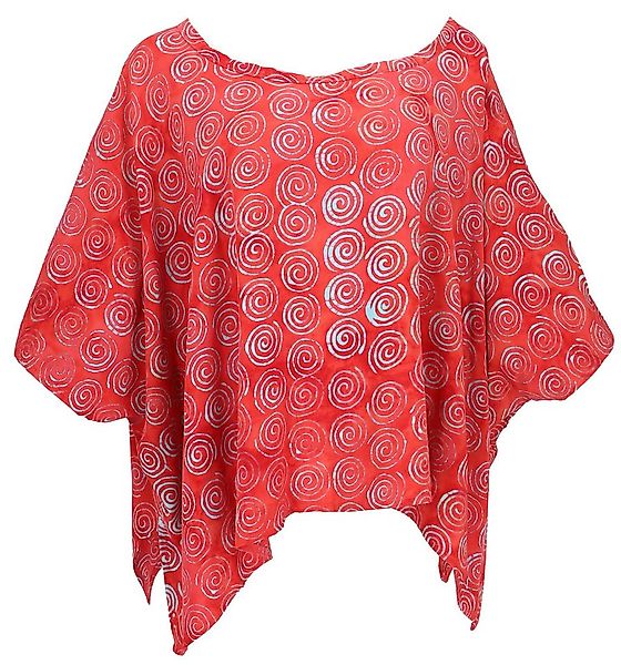 Guru-Shop Longbluse Weites Boho plus size Blusentop mit.. alternative Bekle günstig online kaufen