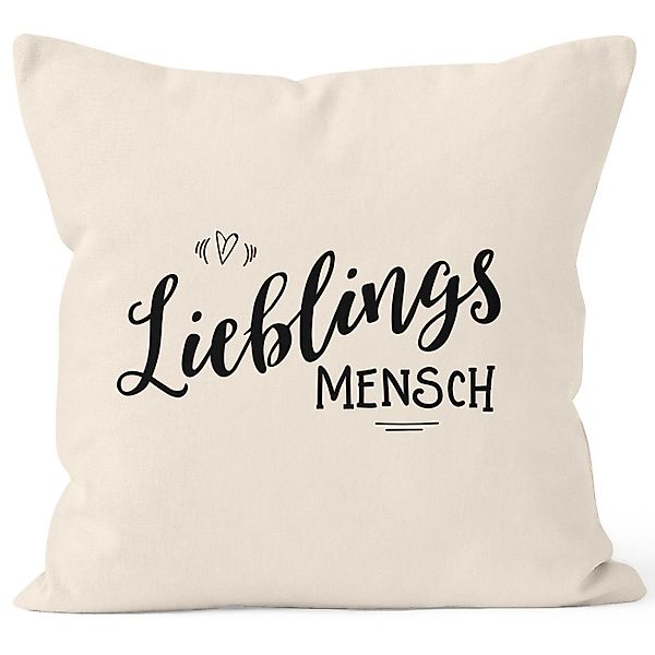 MoonWorks Dekokissen Kissenbezug Lieblingsmensch Geschenk Freundschaft günstig online kaufen