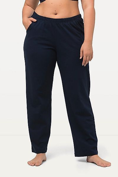 Ulla Popken Funktionshose Hose seitliche Taschen gerade Form bis Gr. 66/68 günstig online kaufen