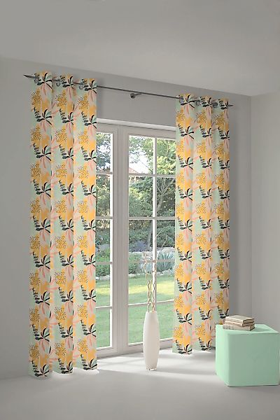 Adam Vorhang "Jungle" Ösen 1 Stk. tlg. aus 100% Bio-Baumwolle günstig online kaufen