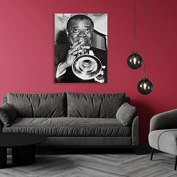 queence Acrylglasbild "Louis Armstrong" Film  Filmfiguren  Filmszene  Foto günstig online kaufen
