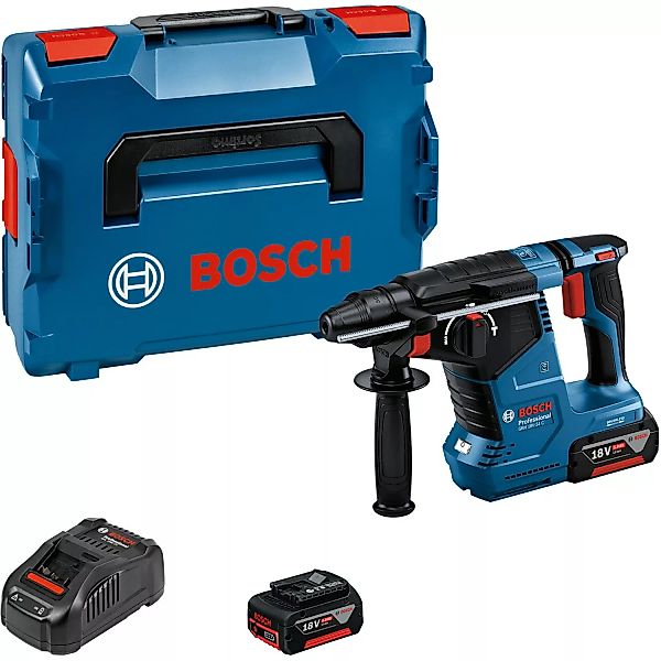 Bosch Professional 18 V Akku-Bohrhammer GBH 18V-24 C inkl. 5 Ah Akkus mit L günstig online kaufen