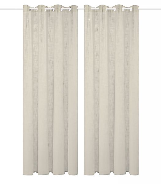 Home Basics Vorhang 080530 Kombiband Fertigschal günstig online kaufen