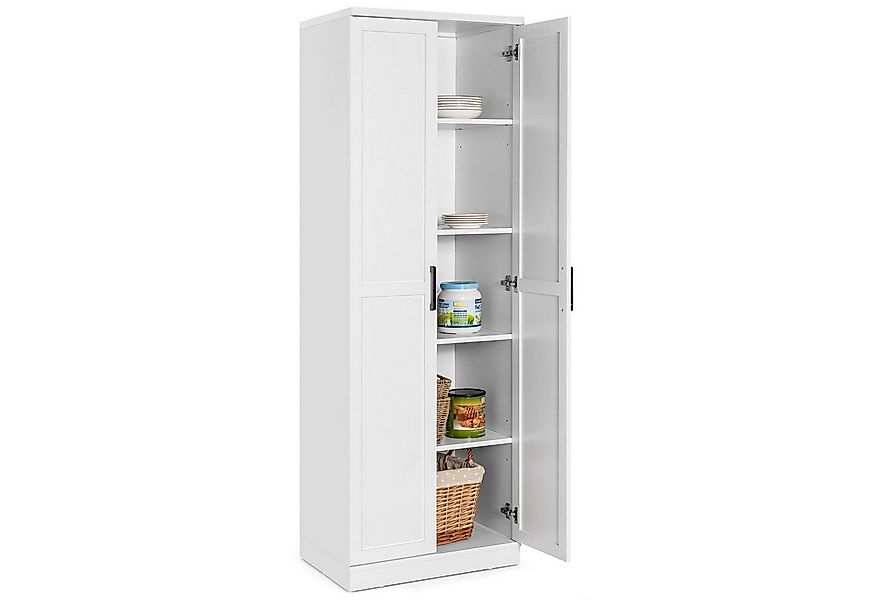 COSTWAY Küchenbuffet Küchenschrank hoch, mit Türen & Regalen, 59x43,5x178cm günstig online kaufen