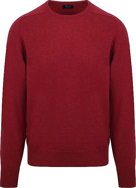 William Lockie  O-Auschnitt Pullover Lammwolle rot - Größe XL günstig online kaufen