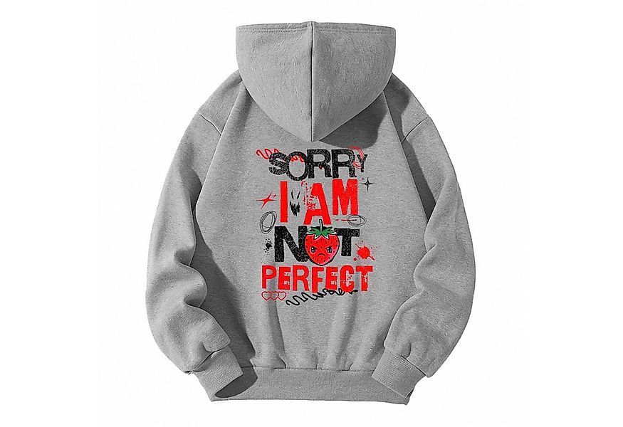 Banco Hoodie Damen Hoodie mit Front- und Rückendruck – Sorry I Am Not Perfe günstig online kaufen