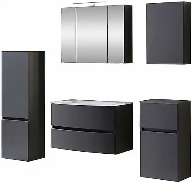 welltime Badezimmer-Set »Kaunas« Set, 5 Stk. tlg. günstig online kaufen