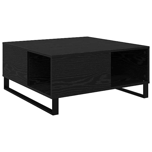 vidaXL Couchtisch Couchtisch Schwarz Eichen-Optik 80 günstig online kaufen