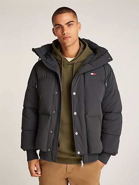 Tommy Jeans Steppjacke "TJM BRANDED PUFFER JACKET EXT", mit Kapuze, mit Log günstig online kaufen