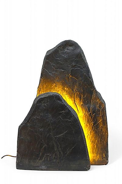 Arnusa Gartenfigur Leuchtfelsen Gartenbeleuchtung LED Gartenfelsen Stein Po günstig online kaufen