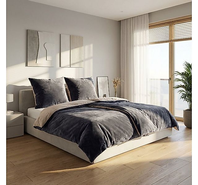 KiNZLER Bettwäsche Cashmere Touch, Microfaser, 2 teilig, Wendebettwäsche, a günstig online kaufen