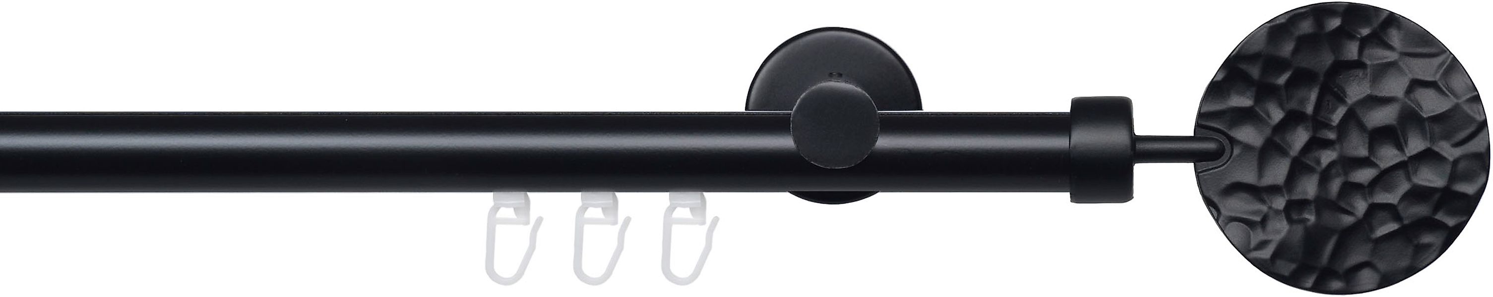 Liedeco Gardinenstange »Innenlaufgarnitur 20 mm Blues Jimi« Ø 2 mm 1 läufig günstig online kaufen