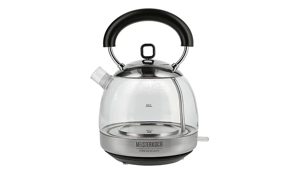 Meisterkoch Wasserkocher  WK-1713G ¦ silber ¦ Glas,Edelstahl,Kunststoff ¦ M günstig online kaufen