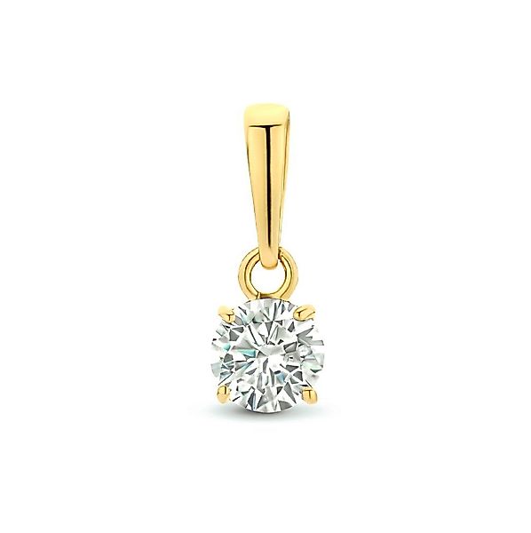 NICEANDnoble Kettenanhänger 585er Gelbgold Anhänger Zirkonia günstig online kaufen