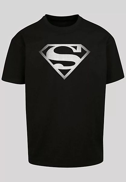 F4NT4STIC Kurzarmshirt F4NT4STIC Herren Superman Spot Logo with Heavy Overs günstig online kaufen