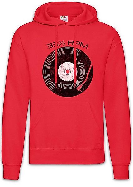 Urban Backwoods Hoodie Record 33 RPM Herren Hoodie Schallplatte Club Disco günstig online kaufen