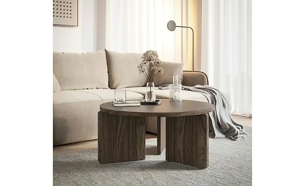 Selsey Couchtisch  Preffines ¦ holzfarben ¦ Maße (cm): H: 40,5  Ø: 88.5 Tis günstig online kaufen