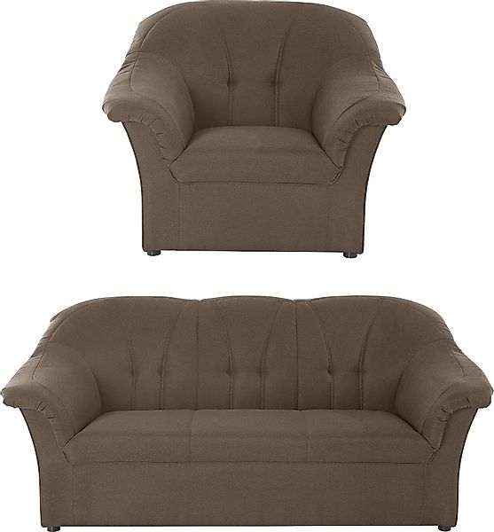DOMO collection Polstergarnitur Pegnitz, (Set), Sessel günstig online kaufen