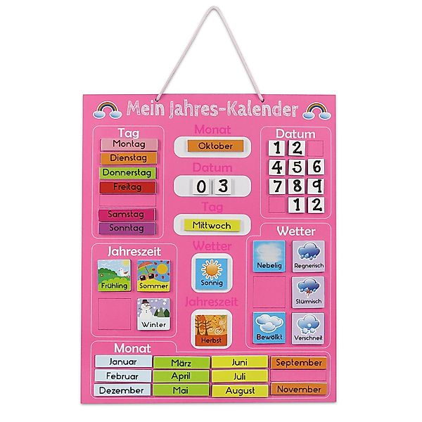 Navaris Magnettafel Kalender Tafel für Kinder günstig online kaufen