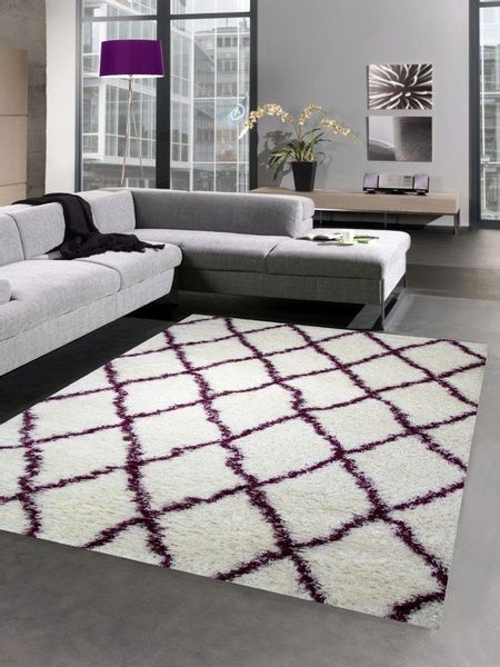 Carpetia Hochflor-Teppich Shaggy Teppich Wohnzimmerteppich Hochflor günstig online kaufen