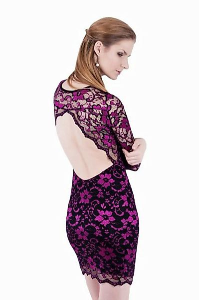 Sarcia.eu Minikleid Sexy Miniklied aus Spitze Rückenfrei Backless schwarz/v günstig online kaufen