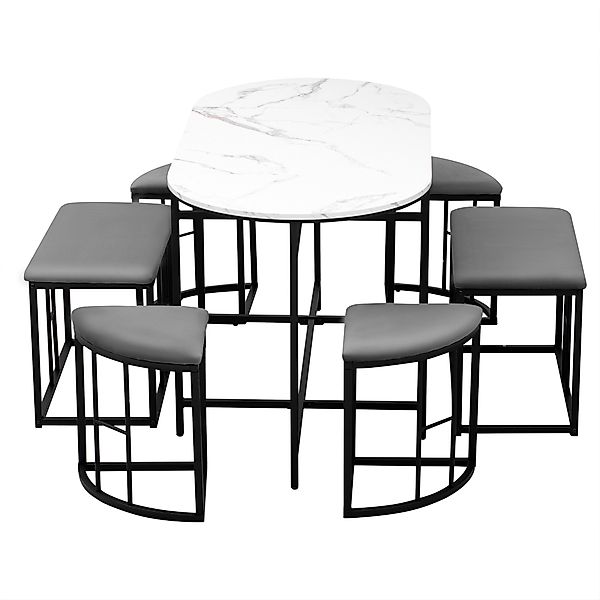 TavilaEcon Essgruppe 1 Ovaler Tisch und günstig online kaufen