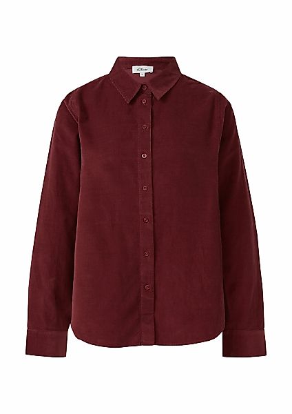 s.Oliver Hemdbluse, aus Feincord, Relaxed Fit günstig online kaufen
