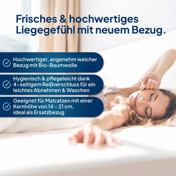 Matratzenersatzbezug Organic Cotton, Hochwertiger Matratzenbezug mit günstig online kaufen