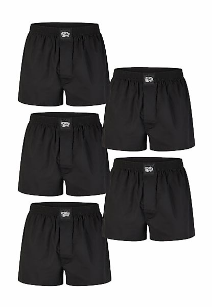 Lousy Livin Boxershorts "Plain 5 Pack Boxershorts", 5er-Pack mit lockerem S günstig online kaufen