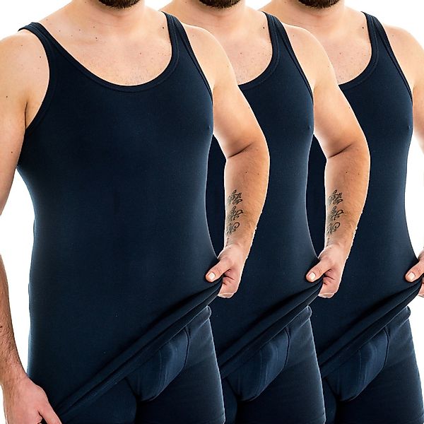 HERMKO Unterhemd 3007 3er Pack extralanges günstig online kaufen