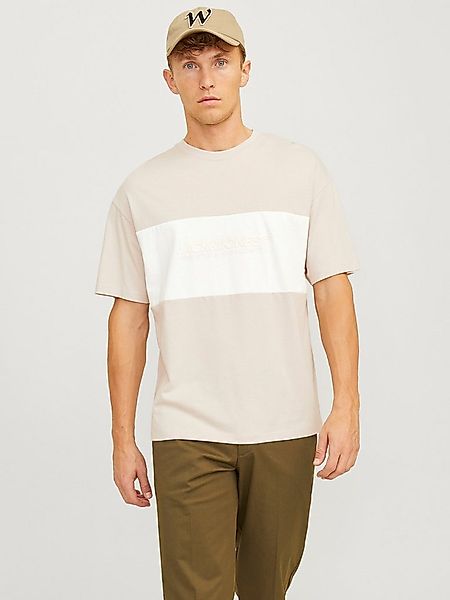 Jack & Jones Rundhalsshirt JJELEGACY BLOCKING TEE SS O-NECK NOOS günstig online kaufen