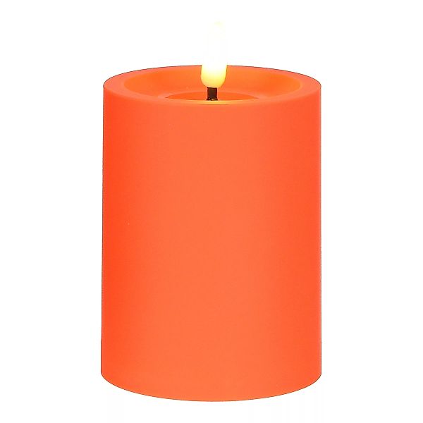 LED Outdkerze SHINY WAX ca10cm, orange günstig online kaufen