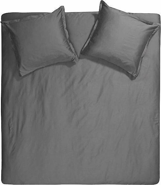 Cinderella Bettwäsche "Plain Sundays" 3 Stk. mit Stehsaum günstig online kaufen