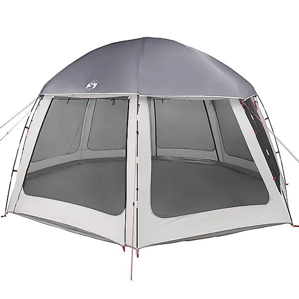 vidaXL Poolzelt mit Abnehmbarem Überzelt Netzwänden Grau 510x510cm 4100636 günstig online kaufen