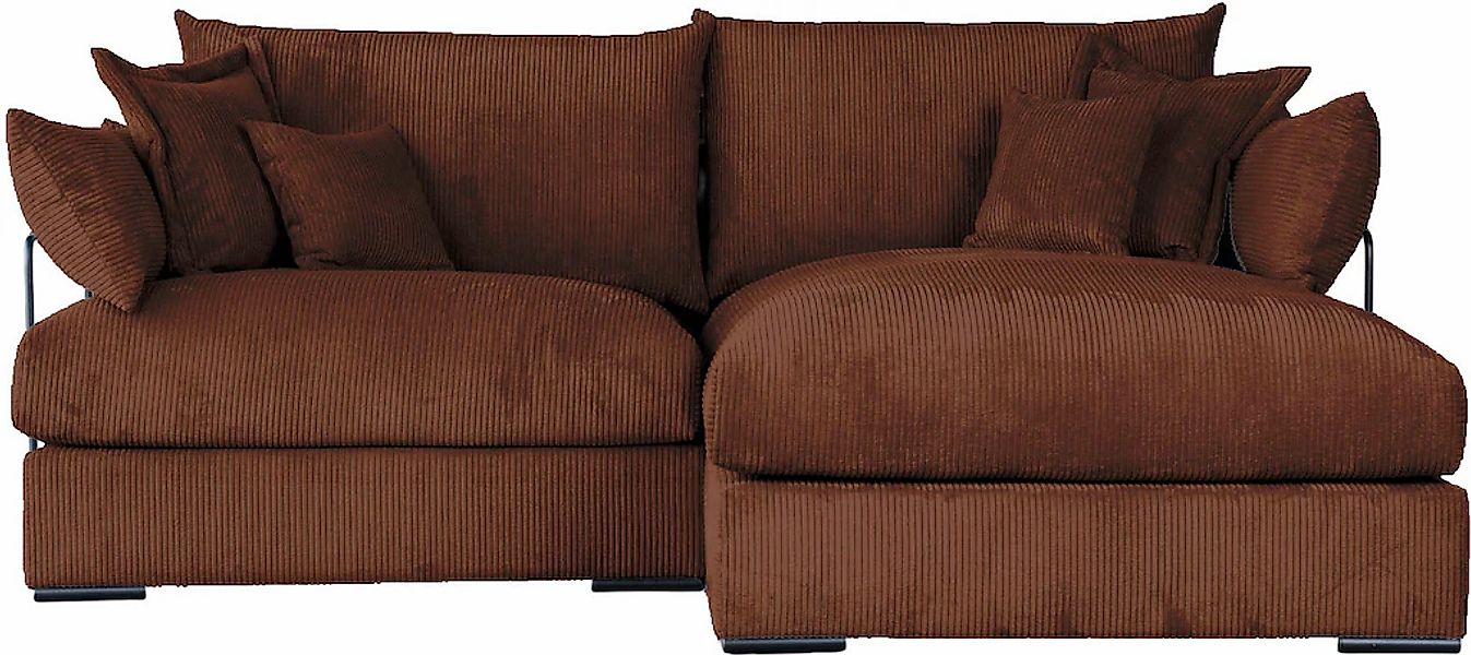 Home affaire Ecksofa "Casa XXL L-Form, Breite 247 cm" Mega-Sofa, Cord oder günstig online kaufen