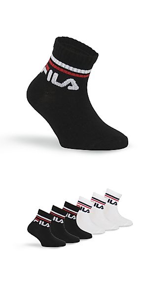 Fila Kurzsocken "JUNIOR UNISEX QUARTER PLAIN SOCKS" 6 Stk. tlg. mit eingest günstig online kaufen
