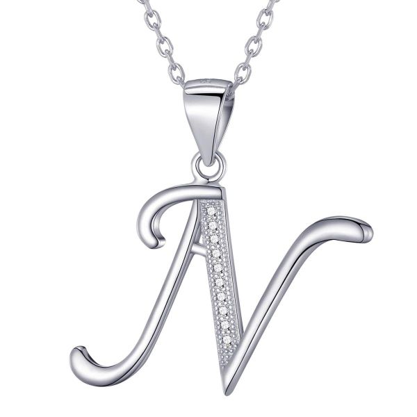 Morella Kette mit Anhänger Buchstabenkette Halskette günstig online kaufen