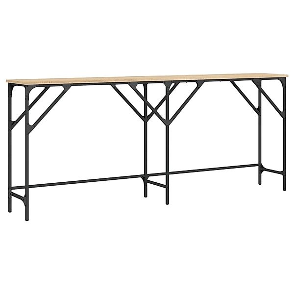 vidaXL Konsolentisch Sonoma-Eiche 180x29x75 cm Holzwerkstoff 837763 günstig online kaufen