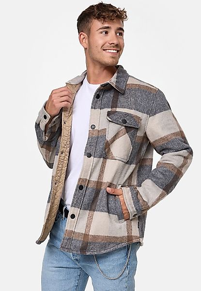Indicode Sommerjacke Spin mit klassischem Karomuster günstig online kaufen