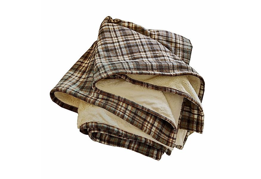 Mirabeau Tagesdecke Plaid Celestria braun/beige günstig online kaufen