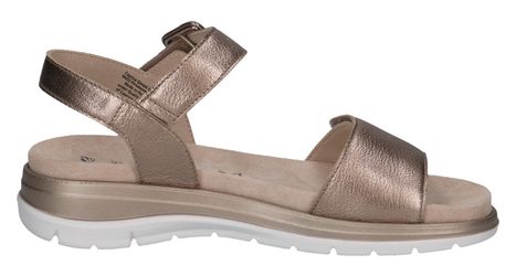 Caprice Riemchensandale, Keilsandalette, Sommerschuh, Bequemschuh in Metall günstig online kaufen