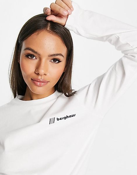Berghaus – Kanchenjunga – Langärmliges Shirt in Weiß günstig online kaufen