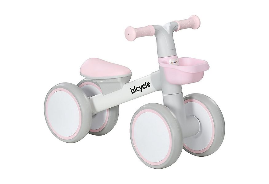 AIYAPLAY Laufrad mit Korb, Verstellbarer Sitz, Geräuschlose Reifen 6.9 Zoll günstig online kaufen