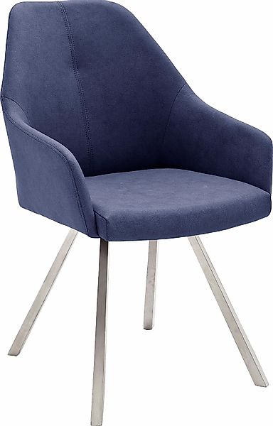 MCA furniture 4-Fußstuhl "Madita A-eckig", (Set), 2 St., Kunstleder, Stuhl günstig online kaufen