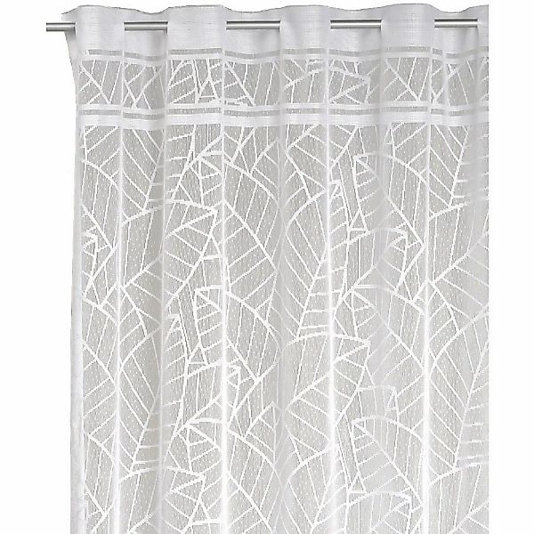 Arsvita Gardine Dekoschal Jaquard, Stangendurchzug (1 günstig online kaufen