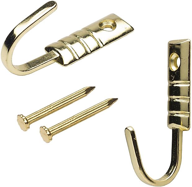 Liedeco Zierhaken, Gardinen, Vorhänge, (Set, 2-St), günstig online kaufen